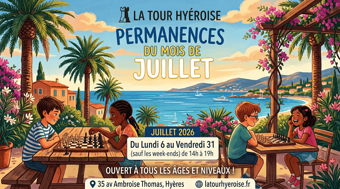 Permanences à La Tour Hyéroise en juillet 2026, activités pour tous.