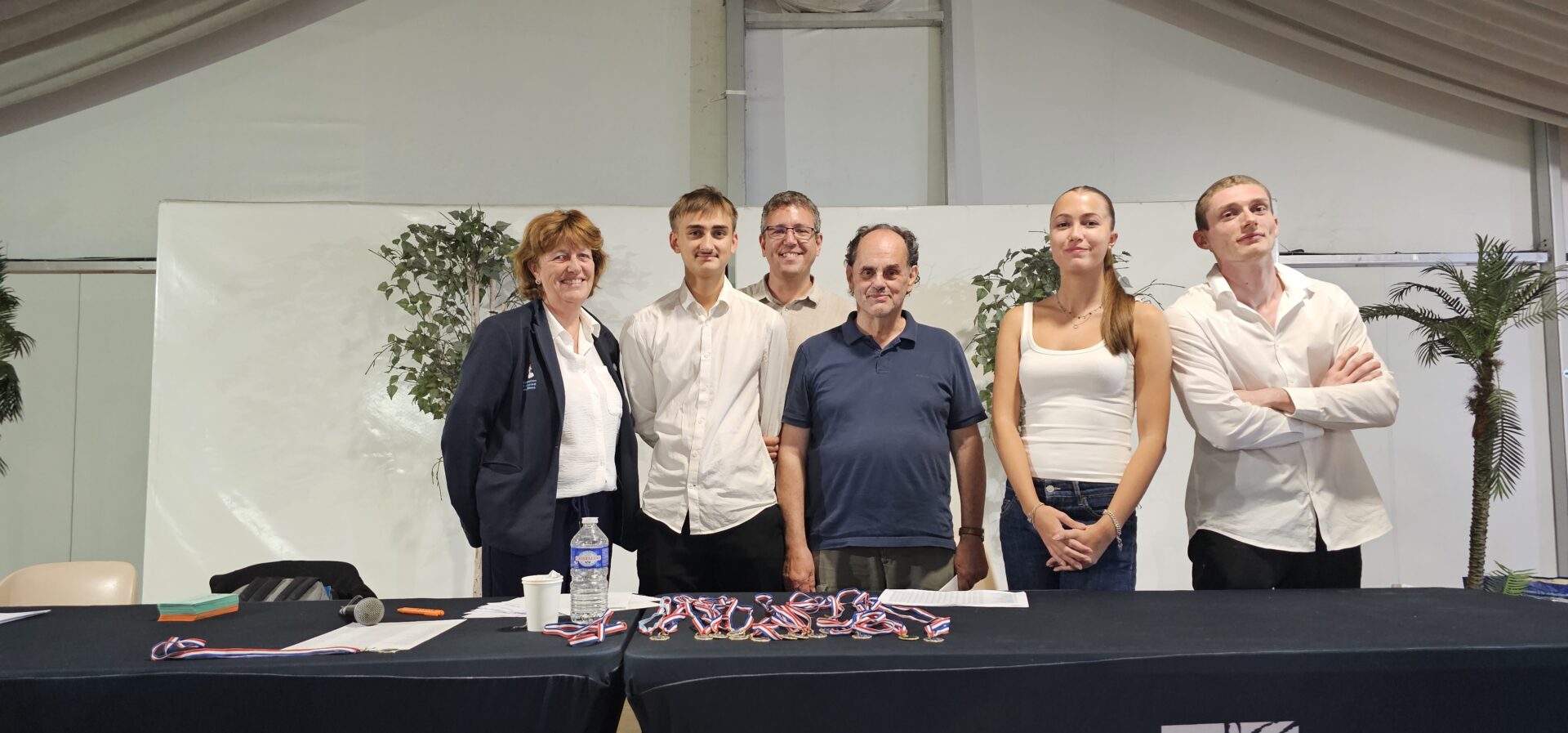 Groupe d'arbitrage lors du tournoi rapide de Hyères le 20/09/26